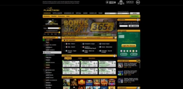Planetwin365 sito web app recensione
